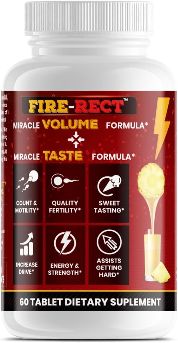Miracle Volume & Taste Formula β Ultimate Max Load Enhancer | Doctor-Formulated for Increased Semen Volume, Enhanced Taste, Added Inches & Peak Performance β 60 Tablets