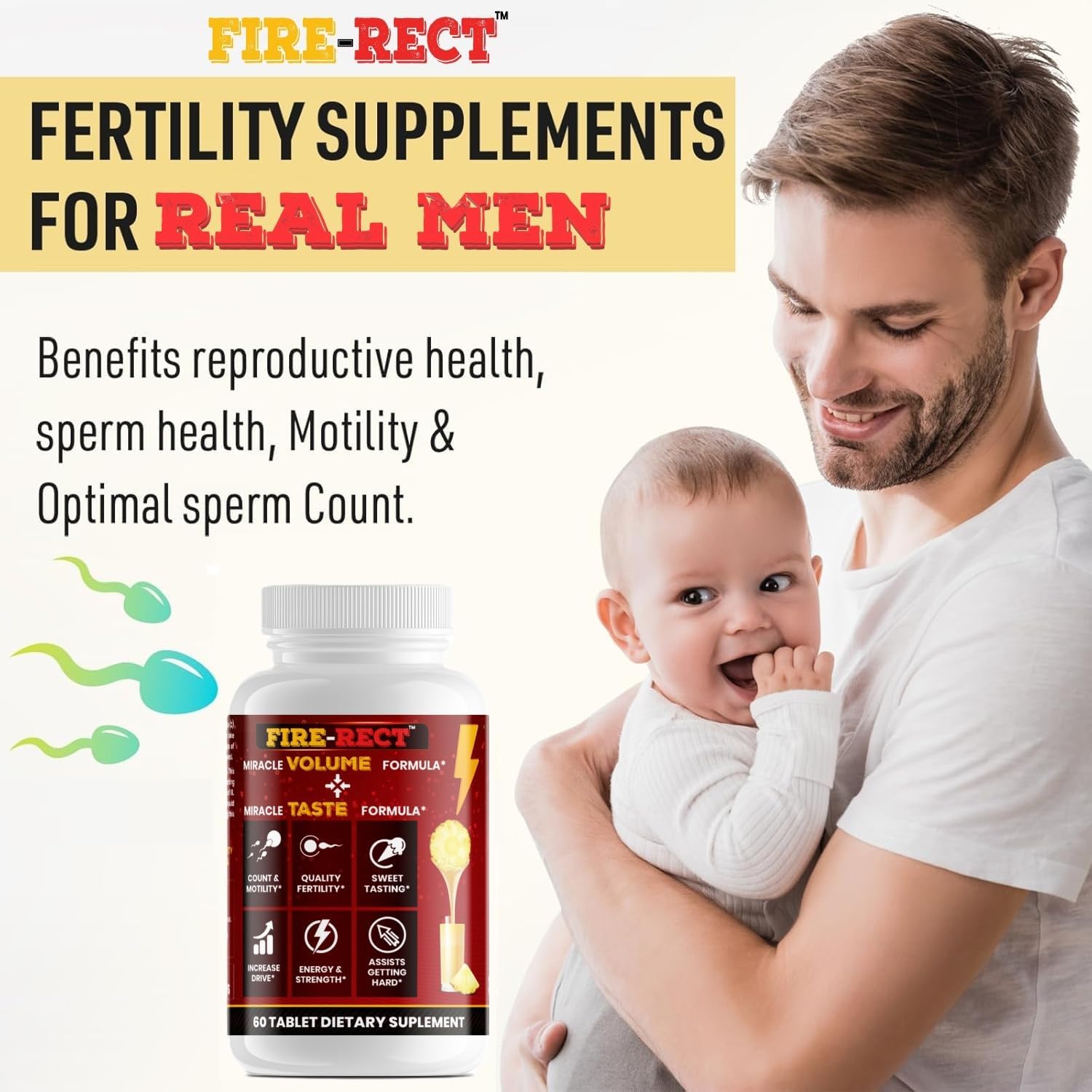Miracle Volume & Taste Formula β Ultimate Max Load Enhancer | Doctor-Formulated for Increased Semen Volume, Enhanced Taste, Added Inches & Peak Performance β 60 Tablets