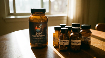 10-in-1 Male Vitality Stack vs Single Pills