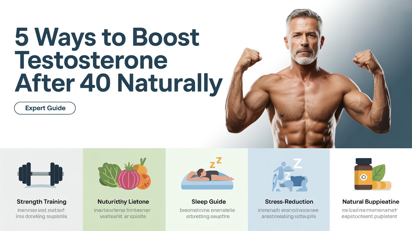 How to Naturally Increase Testosterone After 40: The 5-Step Scientific Guide