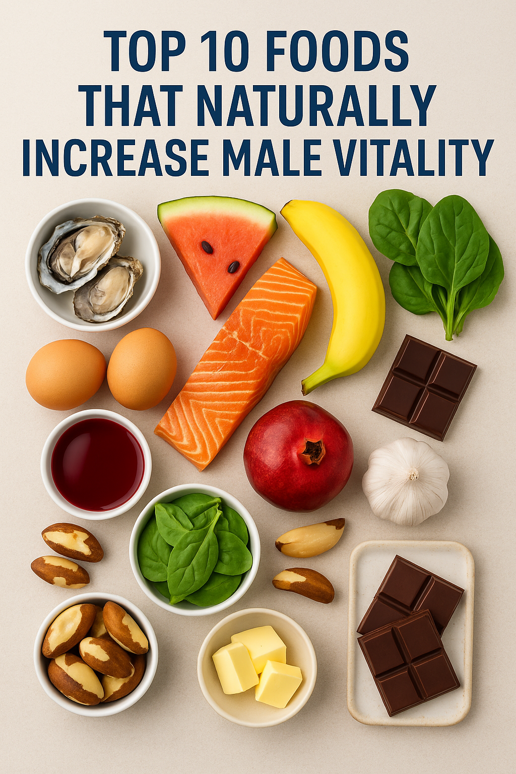 Top 10 Foods That Naturally Increase Male Vitality